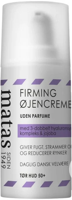 Matas Striber Anti-Age|Øjenpleje>Firming Øjencreme til Tør Hud Uden Parfume