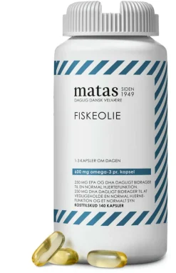 Matas Striber Fiskeolie & Omega 3>Fiskeolie 1000 mg