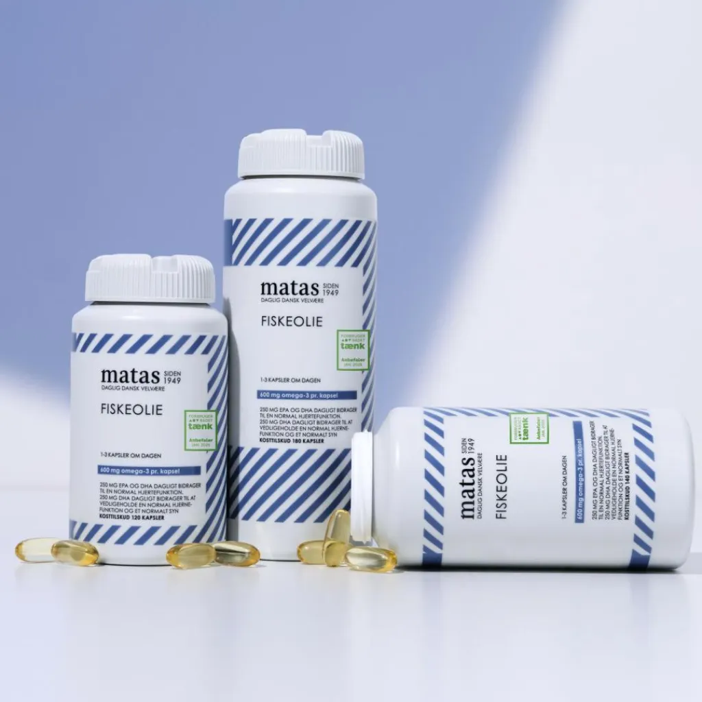Matas Striber Fiskeolie & Omega 3<Fiskeolie 1000 mg