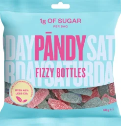 Pandy Lakrids & Vingummi>Fizzy Bottles Sukkerfri