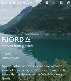SKANDINAVISK FJORD Duftlys med Låg< Lys & Lamper|Duft Til Hjemmet
