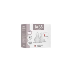 BIBS Flaskesut Silikone 2-pak<Børn Sutteflasker & Tilbehør