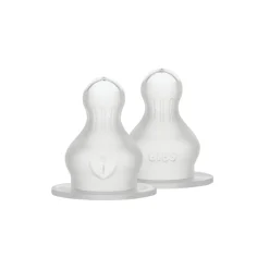 BIBS Flaskesut Silikone 2-pak<Børn Sutteflasker & Tilbehør