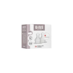 BIBS Flaskesut Silikone 2-pak<Børn Sutteflasker & Tilbehør