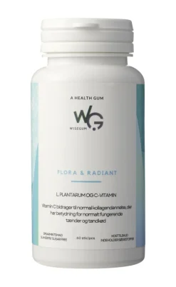 WiseGum Flora & Radiant< C-Vitamin