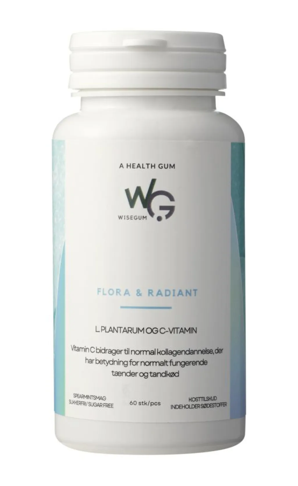 WiseGum Flora & Radiant< C-Vitamin