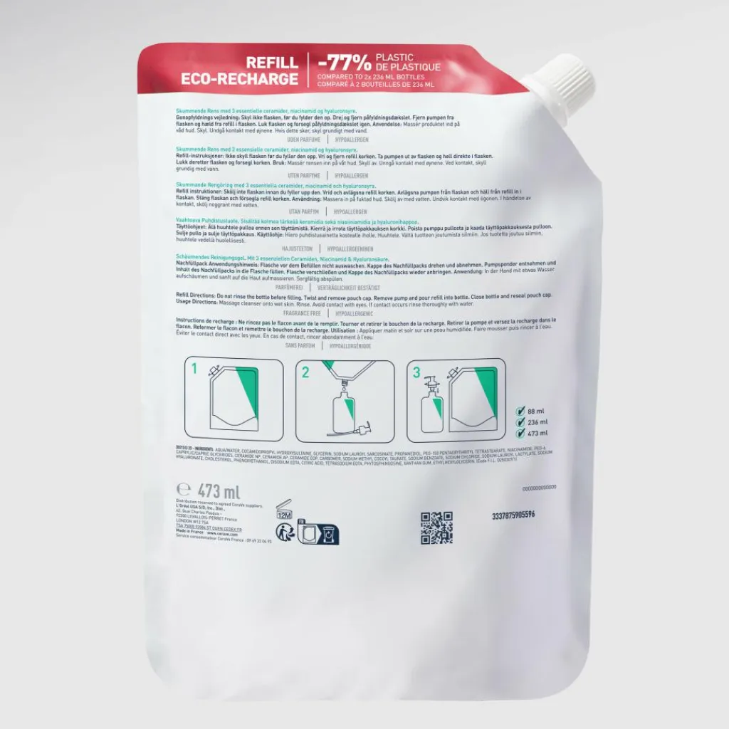 CeraVe Dermatologisk Hudpleje Til Mænd|Ansigtspleje>Foaming Cleanser