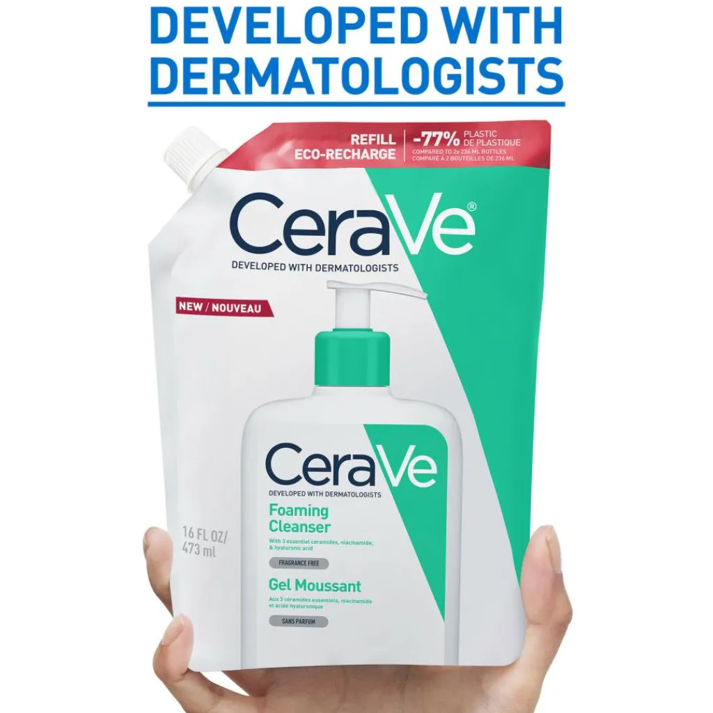 CeraVe Dermatologisk Hudpleje Til Mænd|Ansigtspleje>Foaming Cleanser