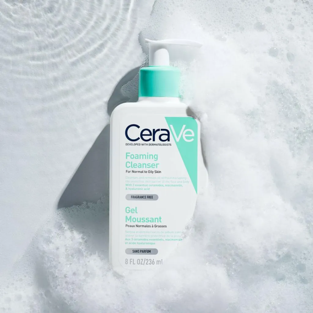 CeraVe Foaming Cleanser< Dermatologisk Hudpleje Til Mænd|Ansigtspleje