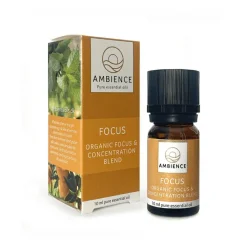 Ambience Focus & Concentration Olie blend Økologisk< Duftolier