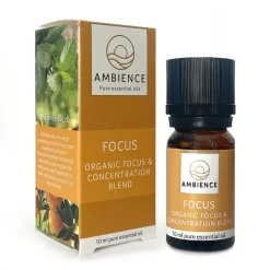 Ambience Focus & Concentration Olie blend Økologisk< Duftolier