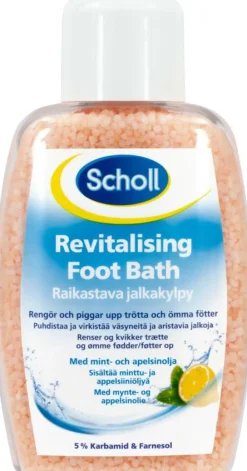 Scholl Fodbad< Fodpleje