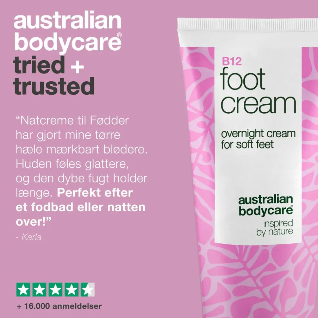 Australian Bodycare Fodpleje<Fodcreme med B12 Vitamin