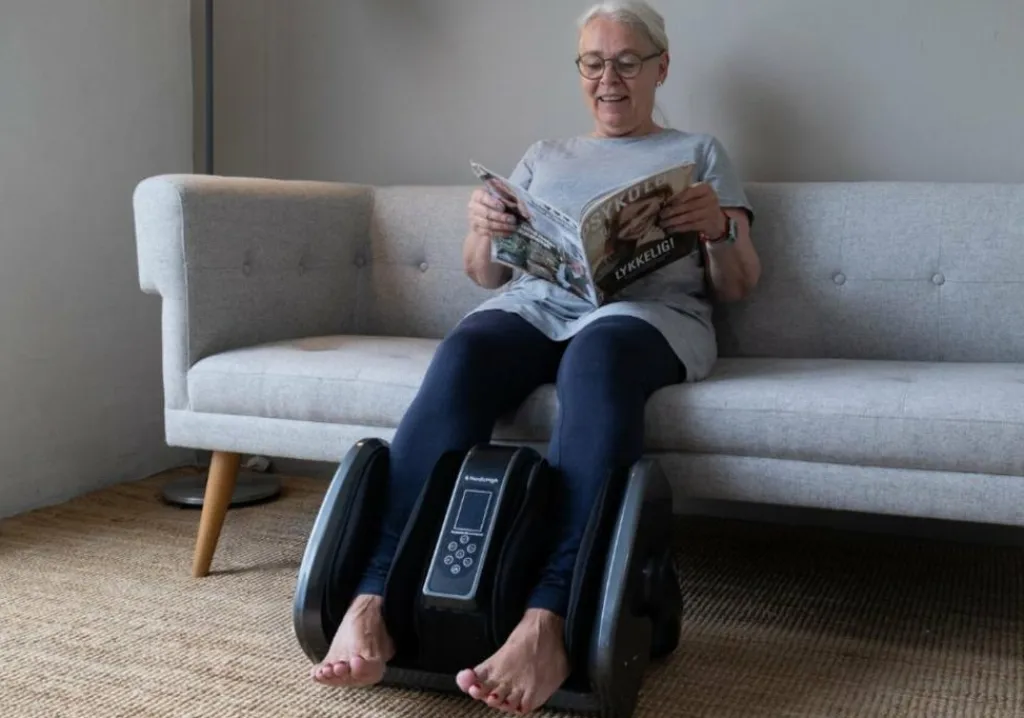 NordicHigh Fodmassage Maskine Fodmassager Pro+< Massage & Velvære