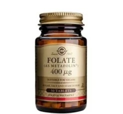Solgar Folat (Metafolin) 400 ug<Børn Kosttilskud Til Gravide|Folsyre
