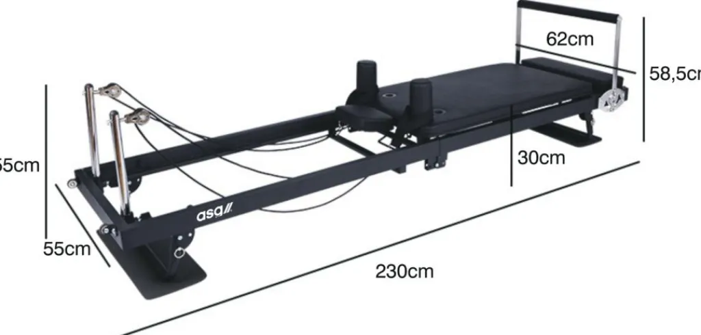 ASG Foldbar Pilates Reformer< Træningsmaskiner