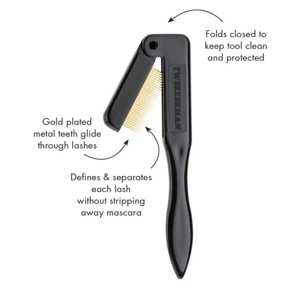 Tweezerman Folding Ilashcomb< Øjenvippebørster