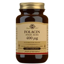 Solgar Kosttilskud Til Gravide|Folsyre<Folsyre 400 mcg (Folacin)