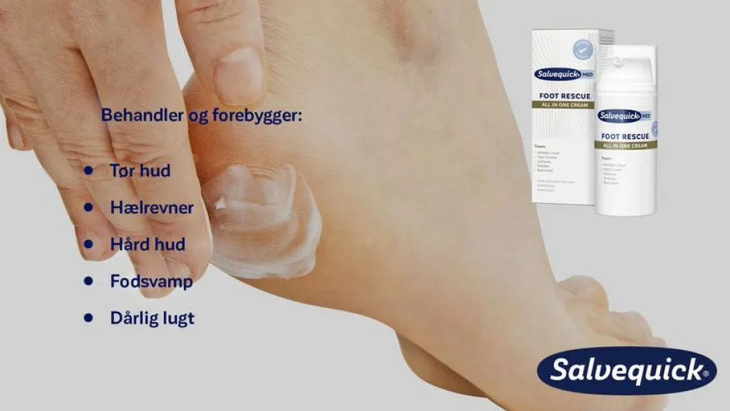 Salvequick Foot Rescue Cream< Fodpleje
