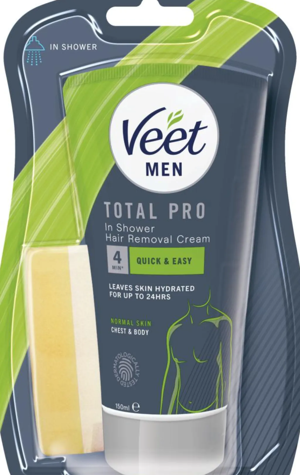 Veet Hårfjerning|Hårfjerningscreme<For Men in Shower