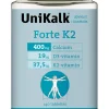 Unikalk Kalk<Forte K2 - Kalk 400 mg, K2 37,5 µg og D-vitamin 19 µg