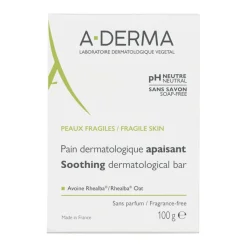 A-DERMA Fragile Skin Cleansing Bar< Kropspleje