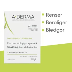 A-DERMA Fragile Skin Cleansing Bar< Kropspleje