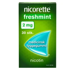 Nicorette® Nikotintyggegummi|Rygestop<Freshmint 2 mg medicinsk tyggegummi