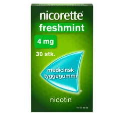 Nicorette® Nikotintyggegummi|Rygestop>Freshmint 4 mg medicinsk tyggegummi