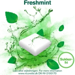 Nicorette® Freshmint 2 mg medicinsk tyggegummi< Nikotintyggegummi|Rygestop