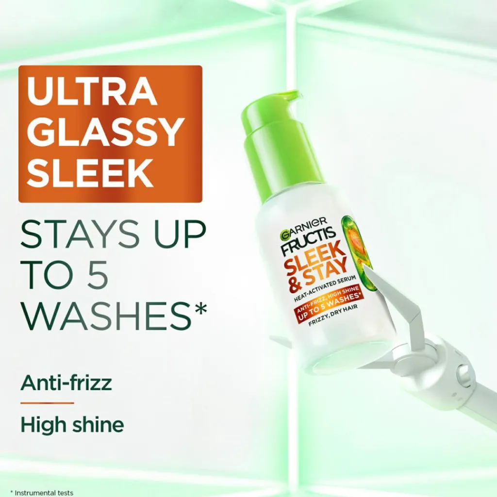 Garnier Hårolie & Serum<Fructis Keratin Sleek Leave-in Serum for normal hair