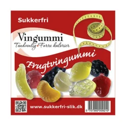 Naturslik Lakrids & Vingummi<Frugtvingummi sukkerfri