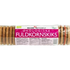 Madame Butterfly Fuldkornskiks Ø< Brød, Kiks & Kager