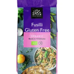 Urtekram Pasta, Ris & Bælgfrugter>Fusilli pasta glutenfri Ø