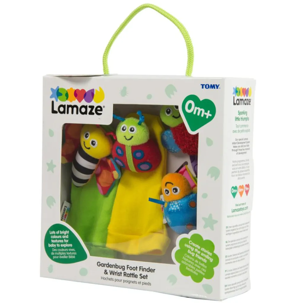 Lamaze Gardenbug Wrist Rattle Set<Børn Rangler