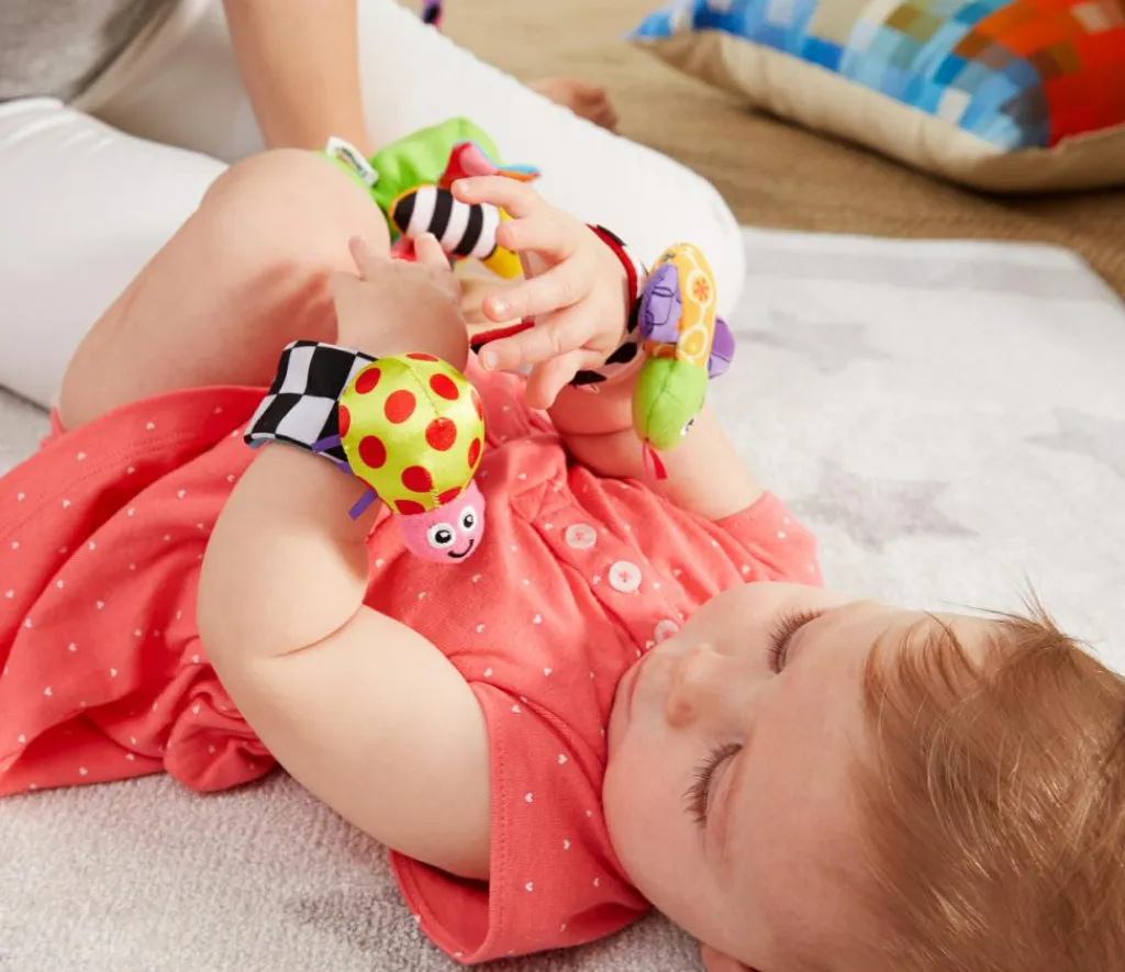 Lamaze Gardenbug Wrist Rattle Set<Børn Rangler