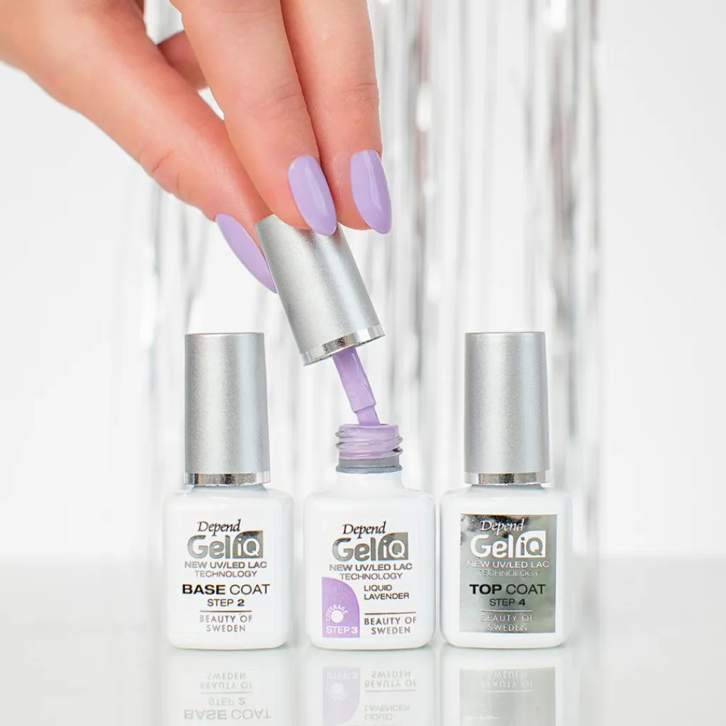 Depend Gelénegle>Gel iQ Top Coat, Step 4