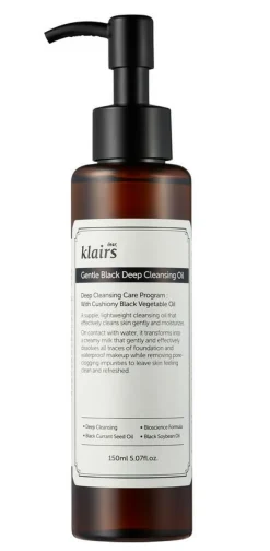 KLAIRS Ansigtsolie<Gentle Black Deep Cleansing Oil