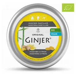Ginjer Lakrids & Vingummi>® Ingefær CITRON Pastiller Ø