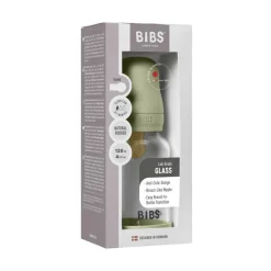 BIBS Gl Baby Bott Round Latex<Børn Sutteflasker & Tilbehør