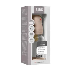 BIBS Gl Baby Bott Round Latex<Børn Sutteflasker & Tilbehør