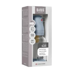 BIBS Gl Baby Bott Round Latex<Børn Sutteflasker & Tilbehør