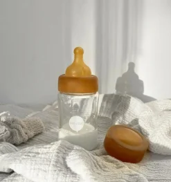 HEVEA Glas Sutteflaske Wide Neck<Børn Sutteflasker & Tilbehør