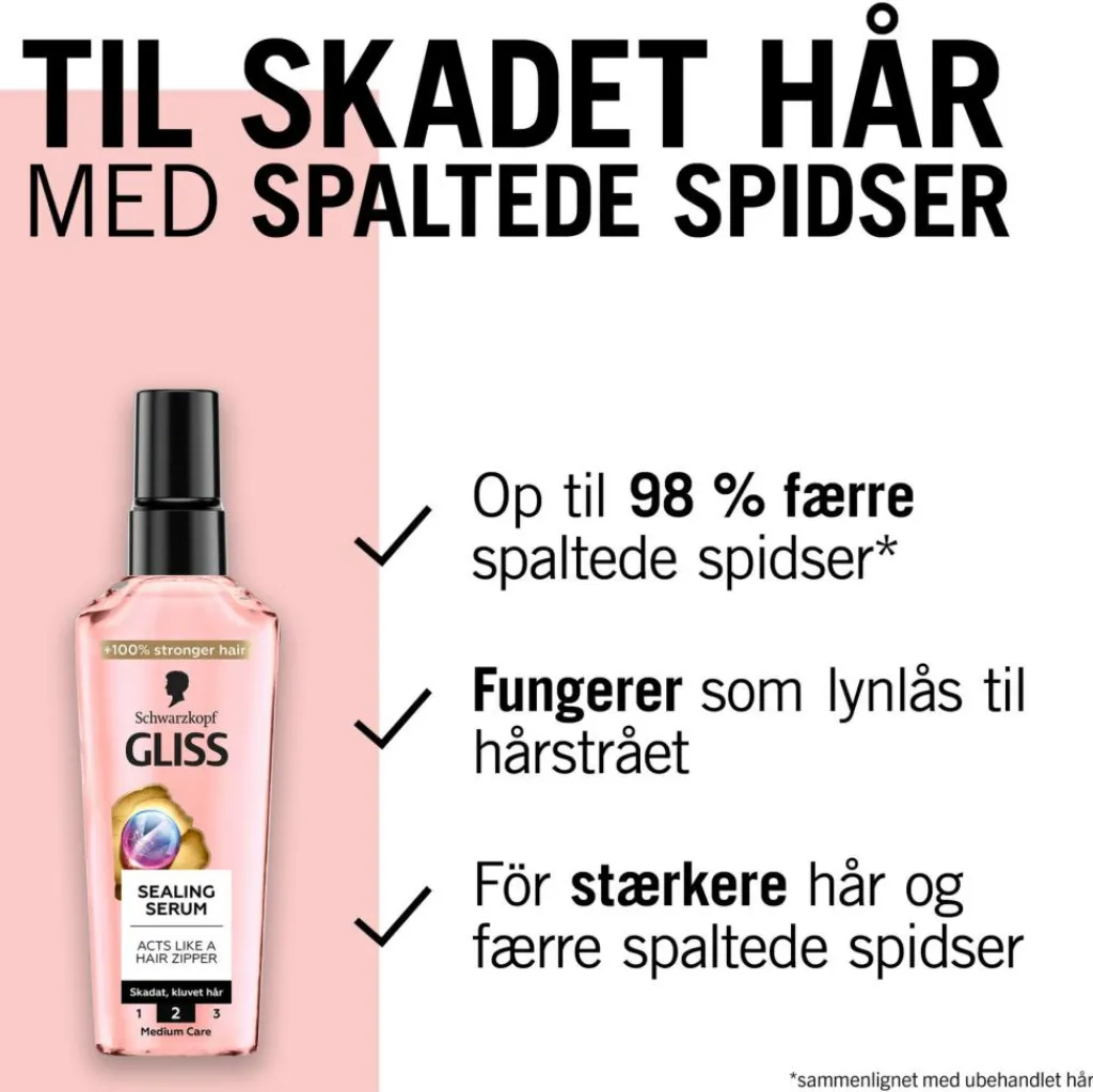 Schwarzkopf Hårolie & Serum>Gliss Split Hair Miracle Serum