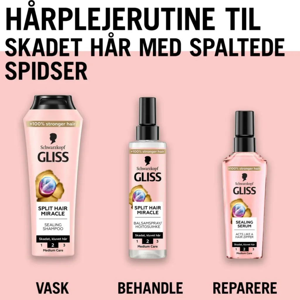 Schwarzkopf Hårolie & Serum>Gliss Split Hair Miracle Serum