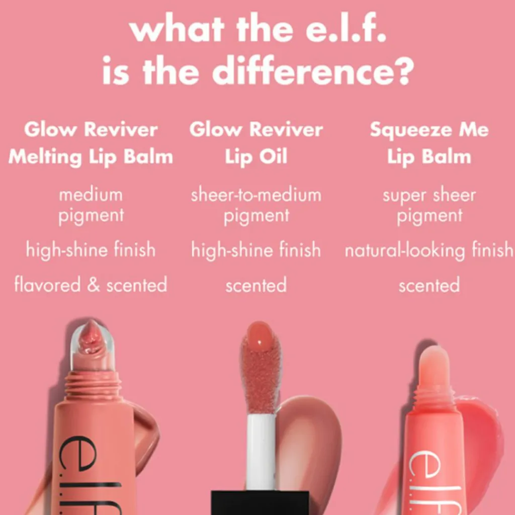 e.l.f. Glow Reviver Melting Lip Balm< Læbestift