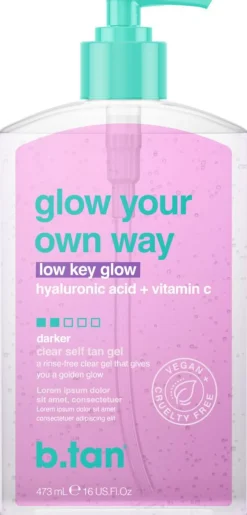 b.tan Selvbrunere<Glow Your Own Way Clear Self Tan Gel
