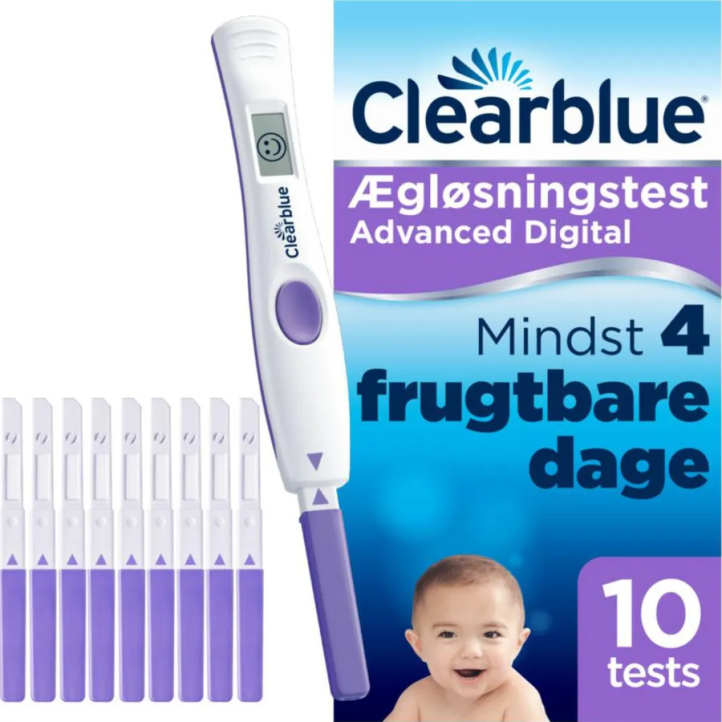 Clearblue Ægløsningstest Advanced<Børn Fertilitet|Ægløsningstests