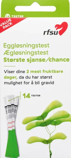 RFSU Fertilitet|Ægløsningstests<Ægløsningstest Strips