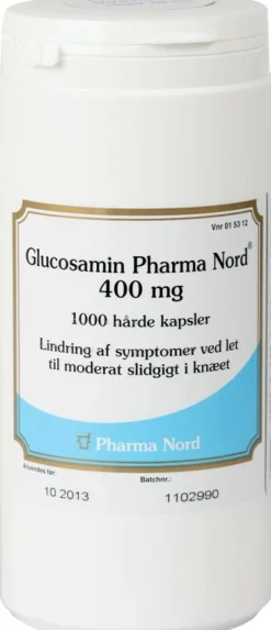 Pharma Nord Smerter<Glucosamin 400 mg hårde kapsler
